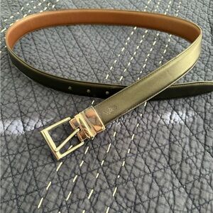 Polo Ralph Lauren Black Leather Belt